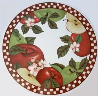 APPLE FRUIT COUNTRY KITCHEN STOVE BURNER COVER HOME DECOR INTERIOR 