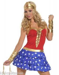 Sexy Super Wonder Woman Hero Justice League Avenger Halloween Costume 