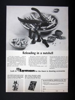 Lyman 310 Reloading Tool ammo cartridge reloader 1966 print Ad 