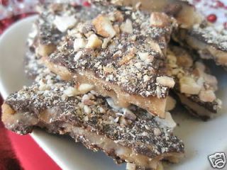 2lb Homemade English Butter Toffee Chocolate w/ Almonds