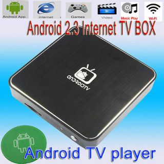   TV Box HDMI 1080P Wifi Internet TV Set Top Box MKV Media Player Black