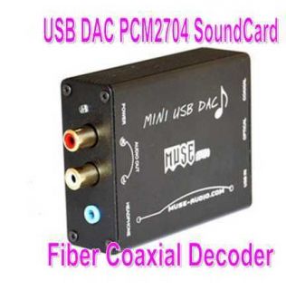 MUSE HIFI USB to SPDIF for PC Converter USB DAC PCM2704