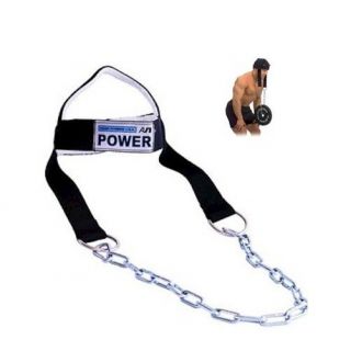 Head Harness for Neck Exercise   Nylon Webbing with Chain