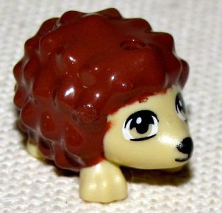 LEGO RARE FRIENDS HEDGEHOG PET ANIMAL FURRY BROWN PIECE