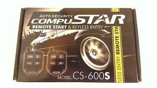 Compustar CS600S Car Remote Start Starter with Keyless Entry CS 600S 