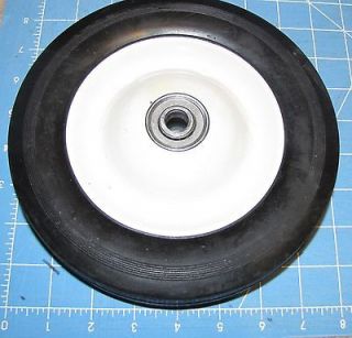 New 8 steel hard rubber wheels 1/2 shaft to customize your wagon or 