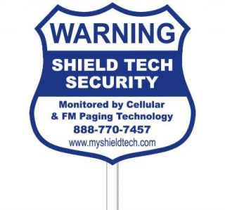   Pole/Stake Decal   Warning For Home Security System House Alarm New