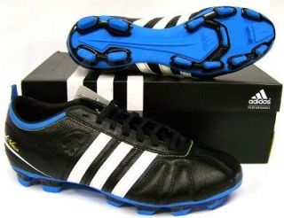 adidas adiNova IV TRX FG   BLACK with WHT/BLUE soccer cleats boots 