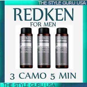 REDKEN CAMO FOR MEN 3 BOTTLES OF YOUR CHOICE OF COLOR