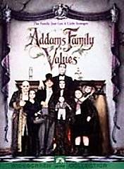 Addams Family Values DVD, 2000, Sensormatic