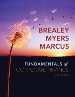   Myers, Richard A. Brealey and Alan J. Marcus 2008, Hardcover Mixed