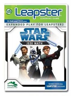New Leap Frog Leapster/Leapster 2 Star Wars Jedi Math Game Brand New 
