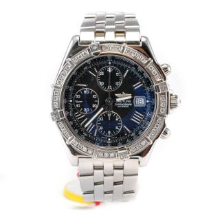 Breitling Crosswind A13055 Diamond Automatic Mens Watch