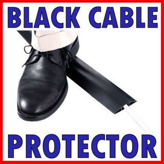 NEW Cable Concealer Floor Cover Protector Trunking Black Rubber 1m 2m 