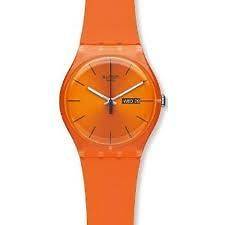 NEW SUOO700 Unisex Very Orange Rebel New Swatch Watch Strap Gift