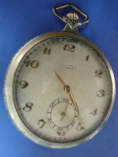   CYMA~15J Chronometre Ref.777 Old Rare Swiss Circa 1939s Pocket watch