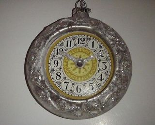 STOP WATCH GLASS BLOWN CHRISTMAS ORNAMENT New with Tags