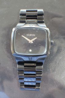 Nixon The Player Yes Its Real Nixon Wrist Watch Black Stainless New 