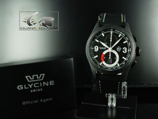 Glycine Watch Incursore Black Jack Automatic Chrono 3879.99 D9