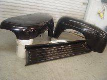 1948 52 FORD TRUCK FIBERGLASS FENDERS AND RUNNING BOARDS