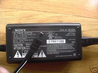 Sony AC Power Adapter /W Cord AC LS1A 4.2Vdc 1.5A