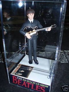 NEW Ed Sullivan THE Beatles George in case figure/figurine/doll