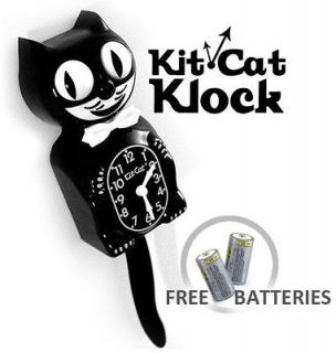 Kit Cat Clock Original Black Kat Wall Klock Pendulum