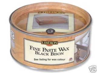 Liberon Black Bison Wax Polish   Antique Pine   150ml