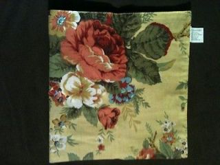   Style RED MAUVE ROSE FLORAL CLOTH DINNER NAPKINS 17X17 VICTORIAN