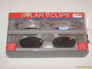 Reading Glasses Magnetic Clip Sunglasses Readers 2.50