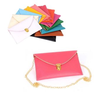   Shoulder Bag Tote Tide A4 Envelope Clutch Chain Purse Womens Handbag