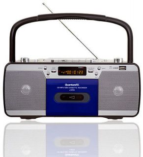   J37U Portable Radio Cassette Player With CD/ Player and USB Port