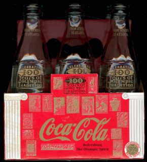 100 years of Olympic Tradition coke bottles