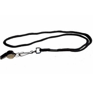 WORKOUTZ SOLID STEEL COACHING WHISTLE WITH LANYARD PE CAMPING SPORTS 