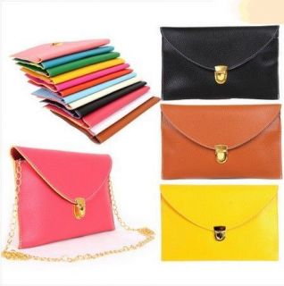   Lady Women Envelope Clutch Chain Purse HandBag Shoulder Hand Tote Bag