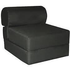 Twin Size Studio Chair Sleeper Super Plush mattress Lightweight 