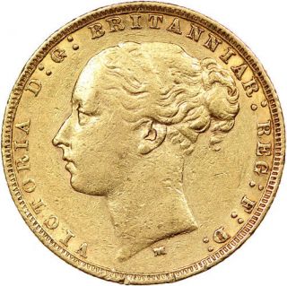 1880 M AUSTRALIA GOLD SOVEREIGN COIN NICE