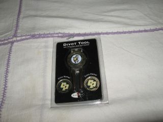 Cal Poly Mustangs Divot Tool & ball marker w/2 extras markers
