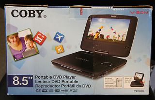 Coby 8.5 DVD Player Model TF DVD8509 180 Swivel Screen Remote  CD 