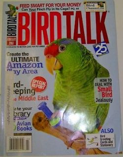 BIRD TALK MAGAZINE Feb 07  Parrot Play Breeding Diets Finch 