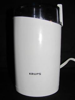 Krups Coffee Grinder 203   WHITE   Coffee, Spice & Nut Grinder Kitchen 