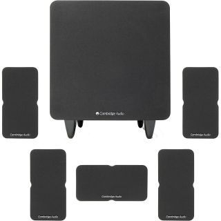 NEW Cambridge Audio S325 5.1 channel black home theater speaker system