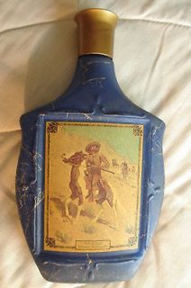 Vintage Jim Beam Bottle 1968 The Scout Blue