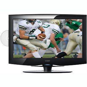 COBY 19inch HDTV TV WITH DVD PLAYER W UPCONVERSION NEW