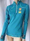 New Balance Womens WRT0317 COMPETITOR ZIP 3 Running Top Plum or Aqua 