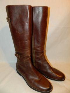 Cole Haan Brown Leather Tall Air Boots 10.5
