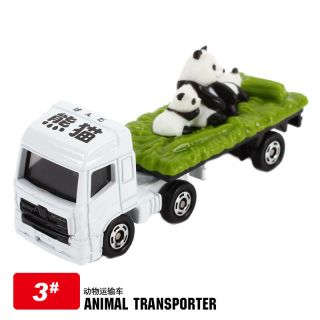NEW TOMICA 3 ANIMAL TRANSPORTATION DIECAST CAR (PANDA) 438908