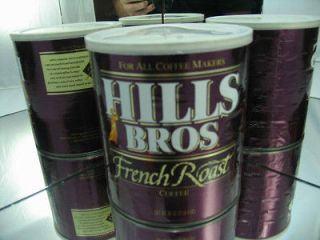 Hills Brothers French Roast 36 oz Vintage Coffee Can