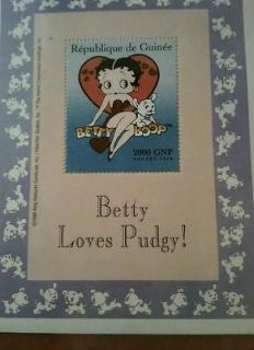 Betty Boop Collector Stamps International Collector Series