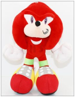 New Sonic the Hedgehog 10 Knuckle Plush Toy Doll Cute